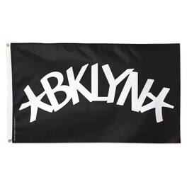 WinCraft - Brooklyn Nets 3' x 5' Single-Sided Deluxe Secondary Team Logo Flag - Multicolor