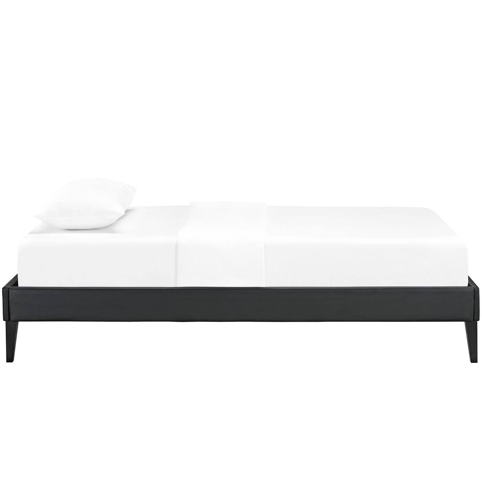Back. Modway - Alina Platform Full Bed Frame - Gray.