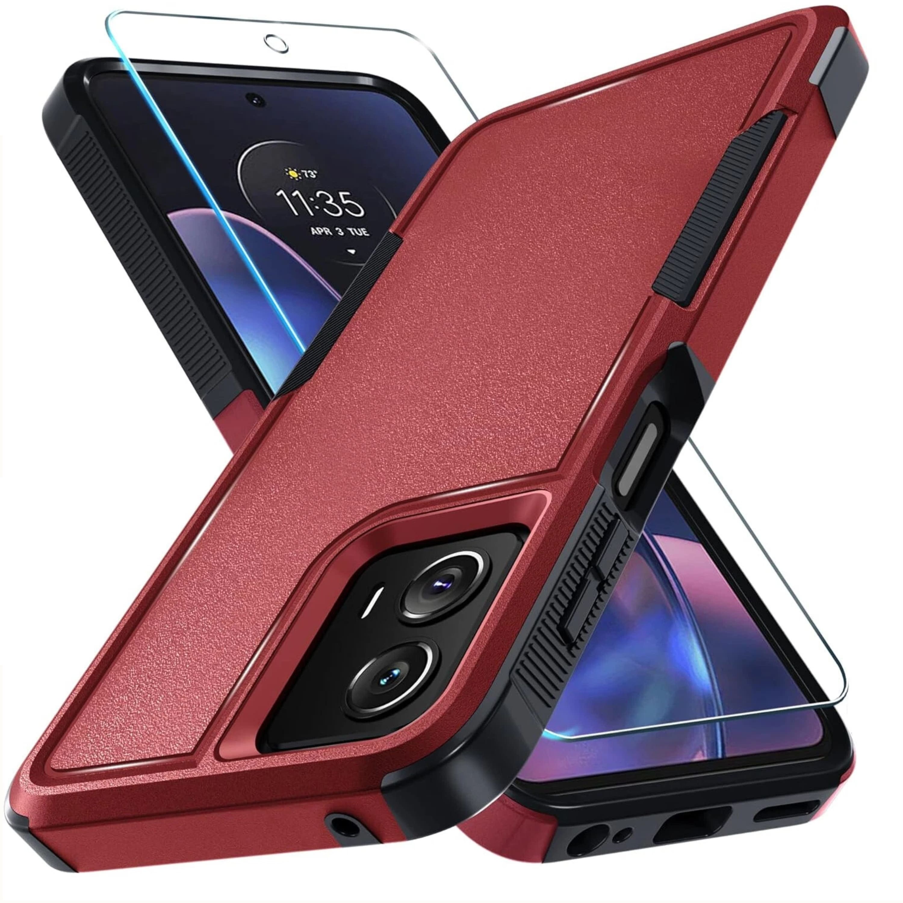 Kitcheniva - Motorola Moto G 5G 2023 Protective Phone Cover Only - Red