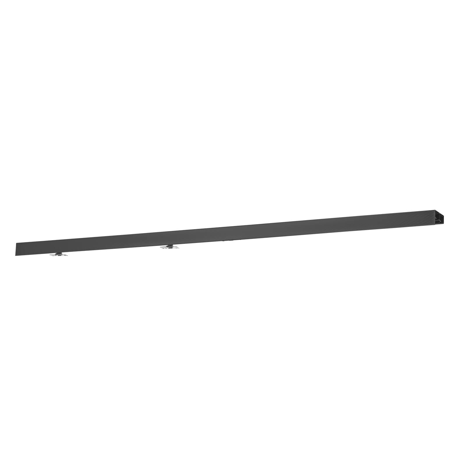 Alt View 5. VEVOR - Bypass Sliding Door Hardware Kit, 6 ft Aluminum Alloy Dual-Track Bypass Door Hardware, Smooth and Quiet Sliding - Black.