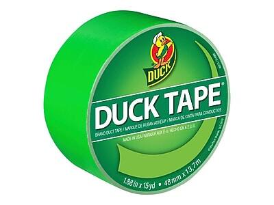 DUCK TAPE  
BRAND DUCT TAPE / MARQUE DE RUBAN ADHÉSIF / MARCA DE CINTA PARA CONDUCTOS  
MADE IN USA / FABRIQUÉ AUX ÉTATS-UNIS / HECHO EN ESTADOS UNIDOS  
1.88 in x 15 yd / 48 mm x 13.7 m