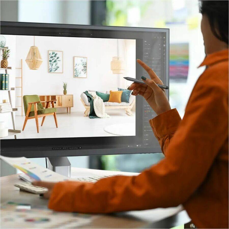 Alt View 2. Alogic - Alogic Clarity Active Stylus Pen 2 - Integrated Writing Pen - 1 - Replaceable Stylus Tip - Anodized Aluminum - Silver.