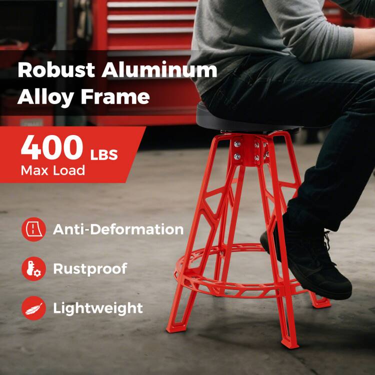 Robust Aluminum Alloy Frame  
400 LBS Max Load  
Anti-Deformation  
Rustproof  
Lightweight