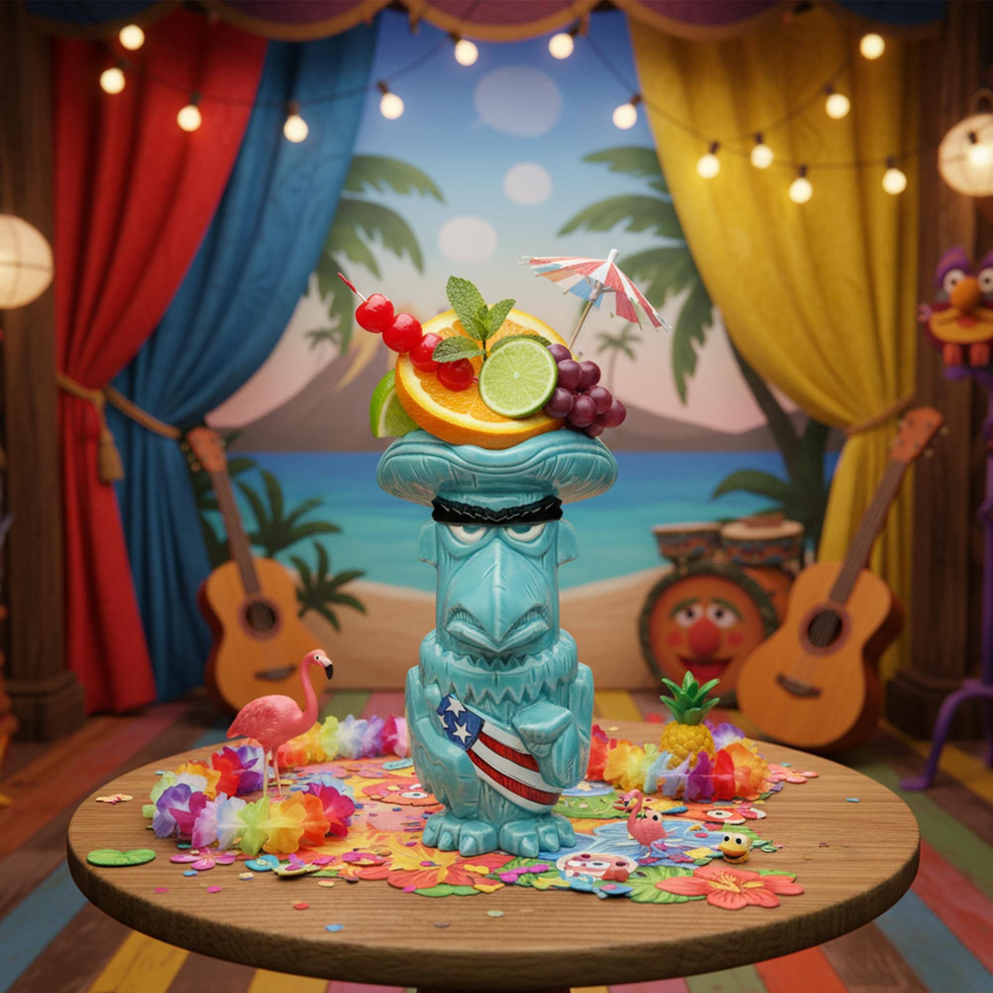 Alt View 3. Beeline Creative - Geeki Tikis The Muppets Sam Eagle Tricorne Hat Ceramic Mug | Holds 22 Ounces - Blue.