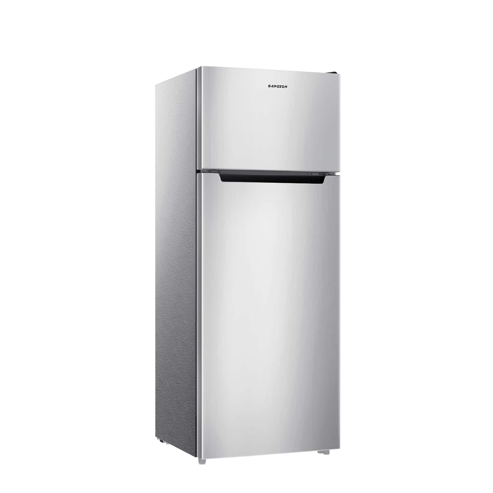 BANGSON - 7.7 Cu.Ft Apartment Fridge with Top Freezer, Large Capacity, Energy Saving, Low Noise, Sliver - Silver
