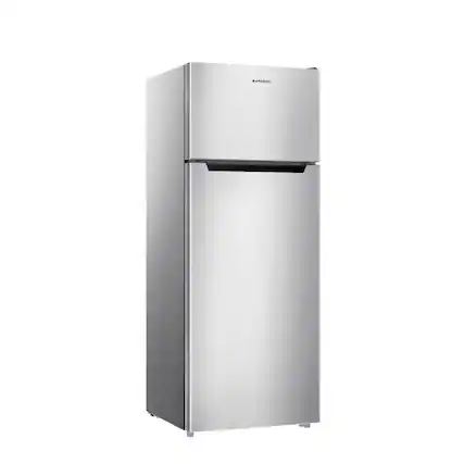 Front. BANGSON - BANGSON 7.7 Cu.Ft Apartment Fridge with Top Freezer, Large Capacity, Energy Saving, Low Noise, Sliver - Sliver.