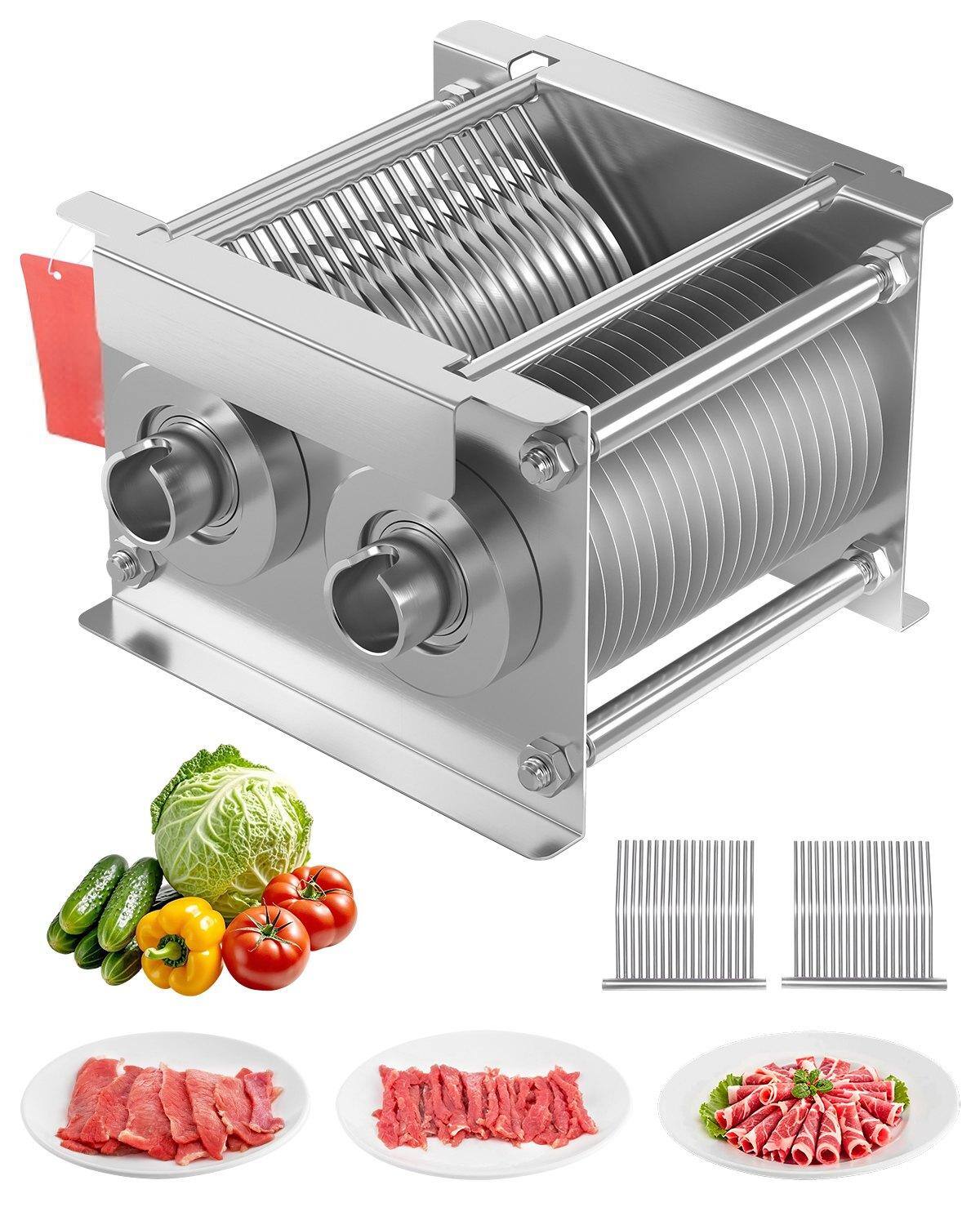 Front. Glintex - Meat Cutter Blade Set 5mm Stainless Steel for SJY-DQ90 Slicer Durable Replacement Cutters & Slicers Parts.