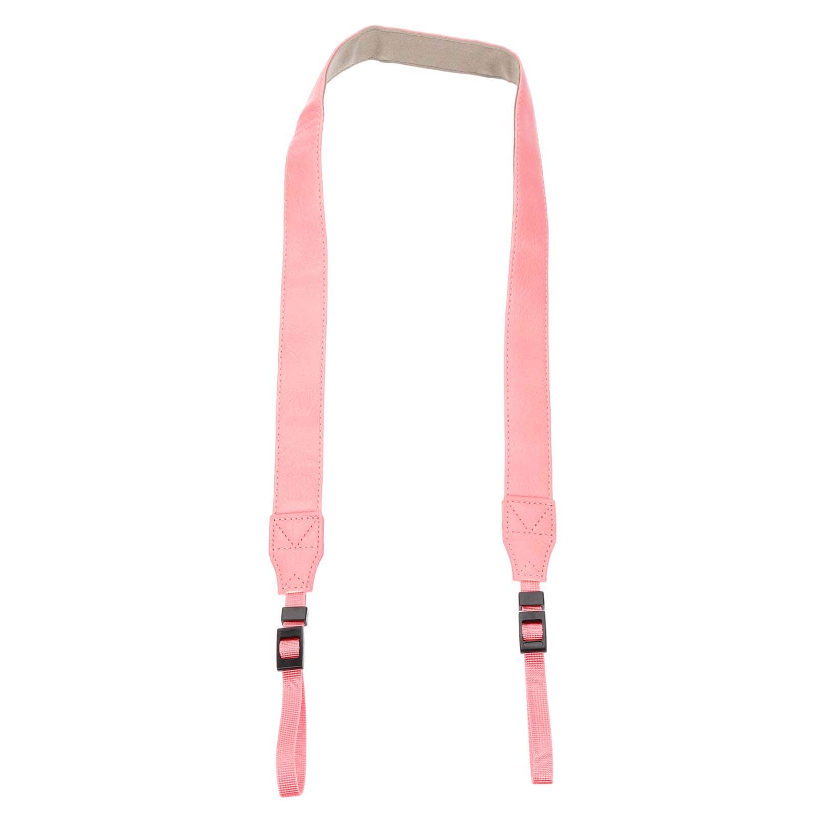 Unique Bargains - Camera Strap, PU Leather Adjustable Neck Strap Digital Camera Shoulder Belt for Nikon Monocular - Pink