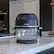 Angle. Fritaire - Non-Toxic Air Fryer - Glass Air Fryer, 5qt, Teflon-Free, PFOA- Free, w/ Accessories - Rotisserie and Tumbling Basket - Midnight Black.
