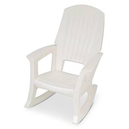 Semco - Plastics Rockaway Heavy Duty All-Weather Outdoor Rocking Chair - White