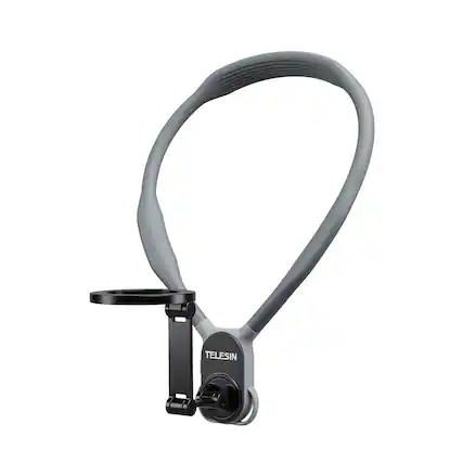 Front. Topteng - Magsafe Magnetic Neck Halter for iPhone-Quick Release&Air Cushion Shock Absorption,Hands-Free for Vlogging/Sports/Travel - Gray.