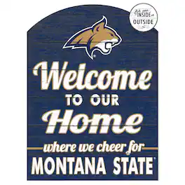 Jardine - Montana State Bobcats 16'' x 22'' Marquee Sign - Navy