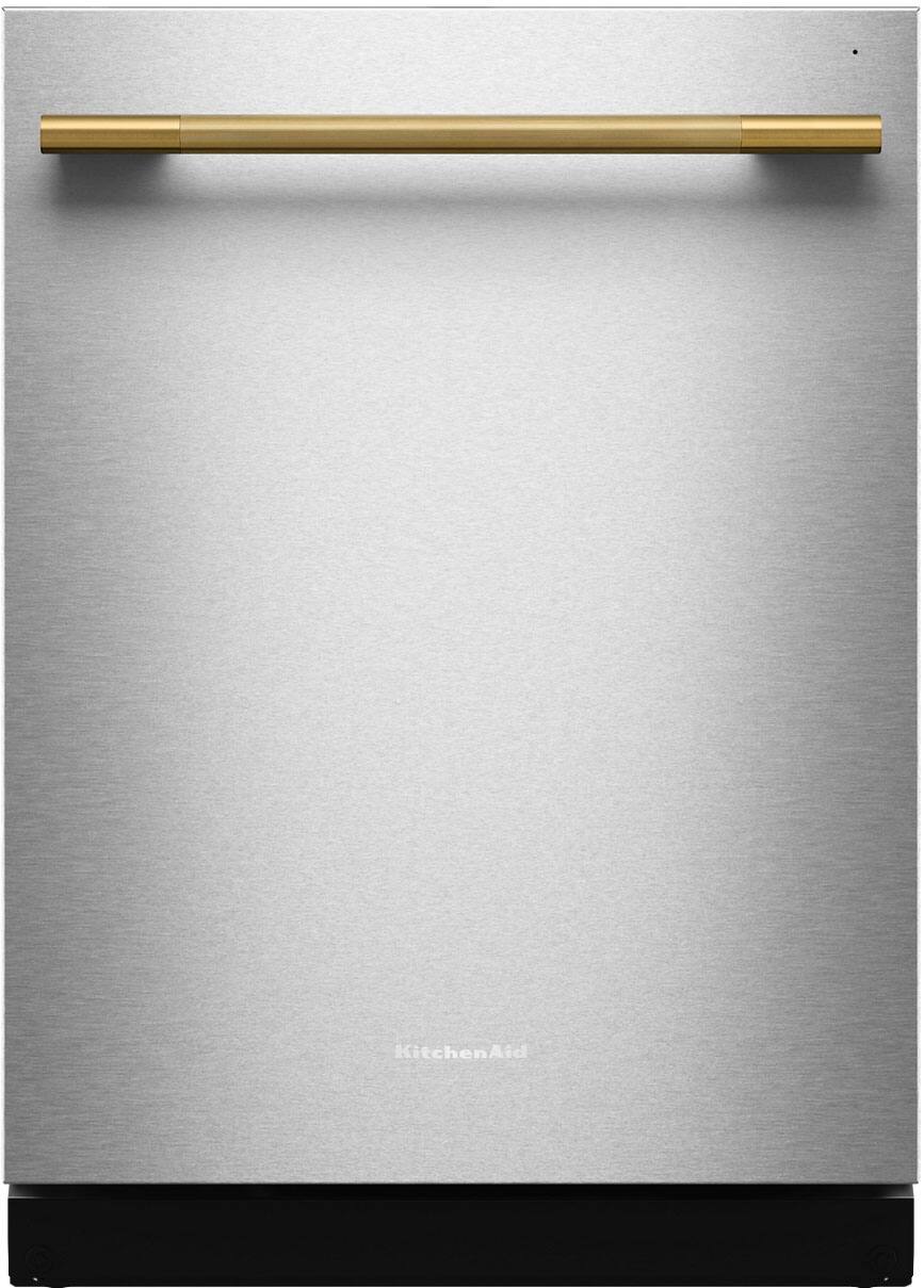 Alt View 23. KitchenAid - 24" Top Control Built-In Dishwasher with 360 Max Jets Third Rack, Advanced ProDry and Ultra-bright LED Lighting, 44 dBA - PrintShield Stainless.