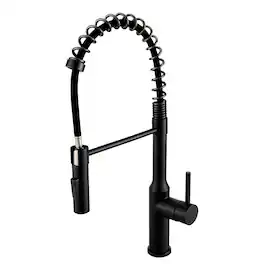 Bothwa Home - Jetstream 19.5 - Inch Kitchen Faucet - Matte Black