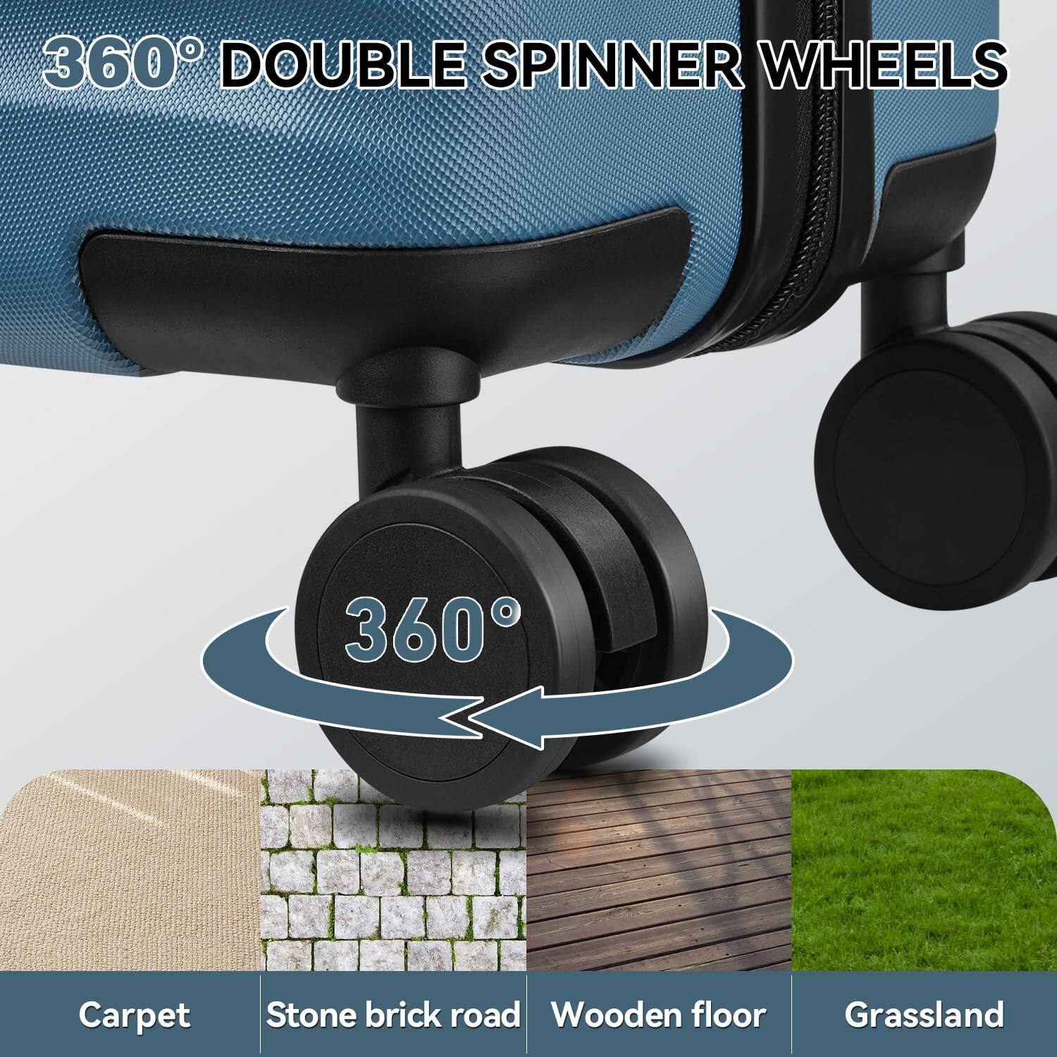 360° DOUBLE SPINNER WHEELS

Carpet
Stone brick road
Wooden floor
Grassland