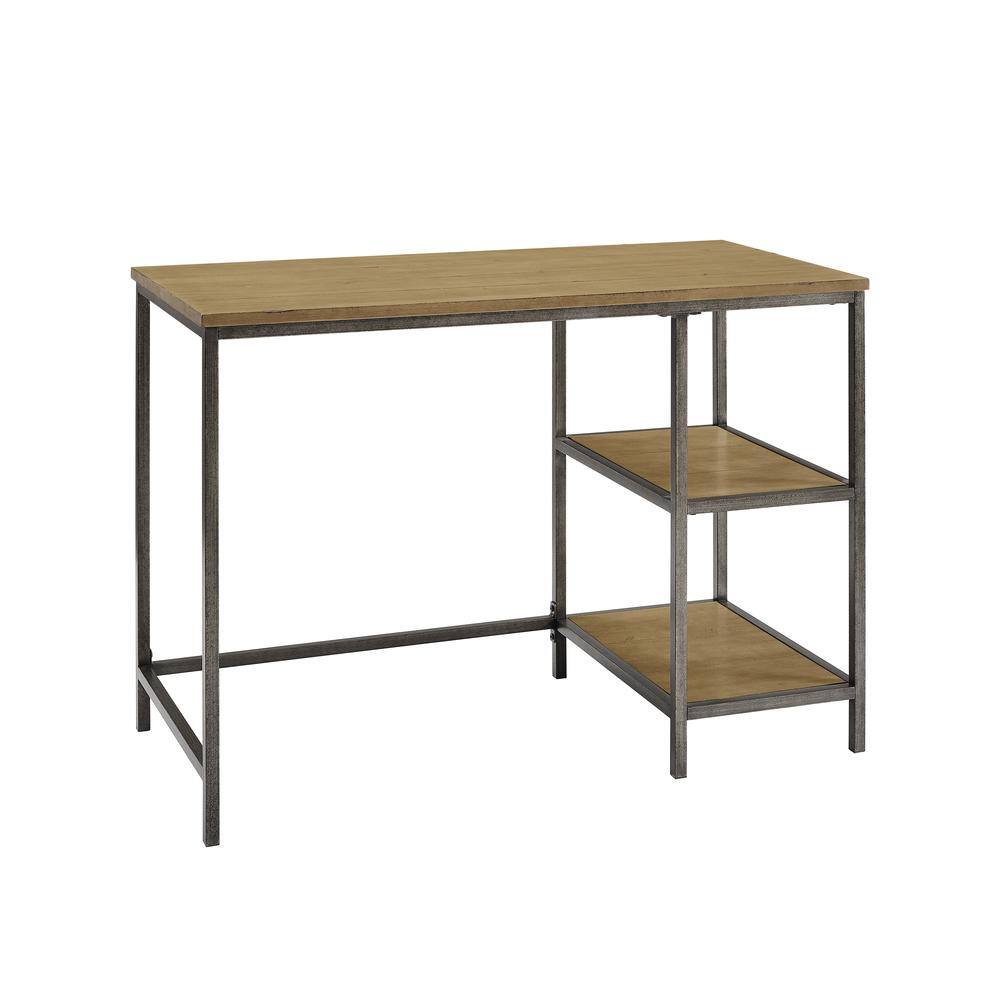 Alt View 1. Crosley Furniture - Brooke Desk - Washed Oak.