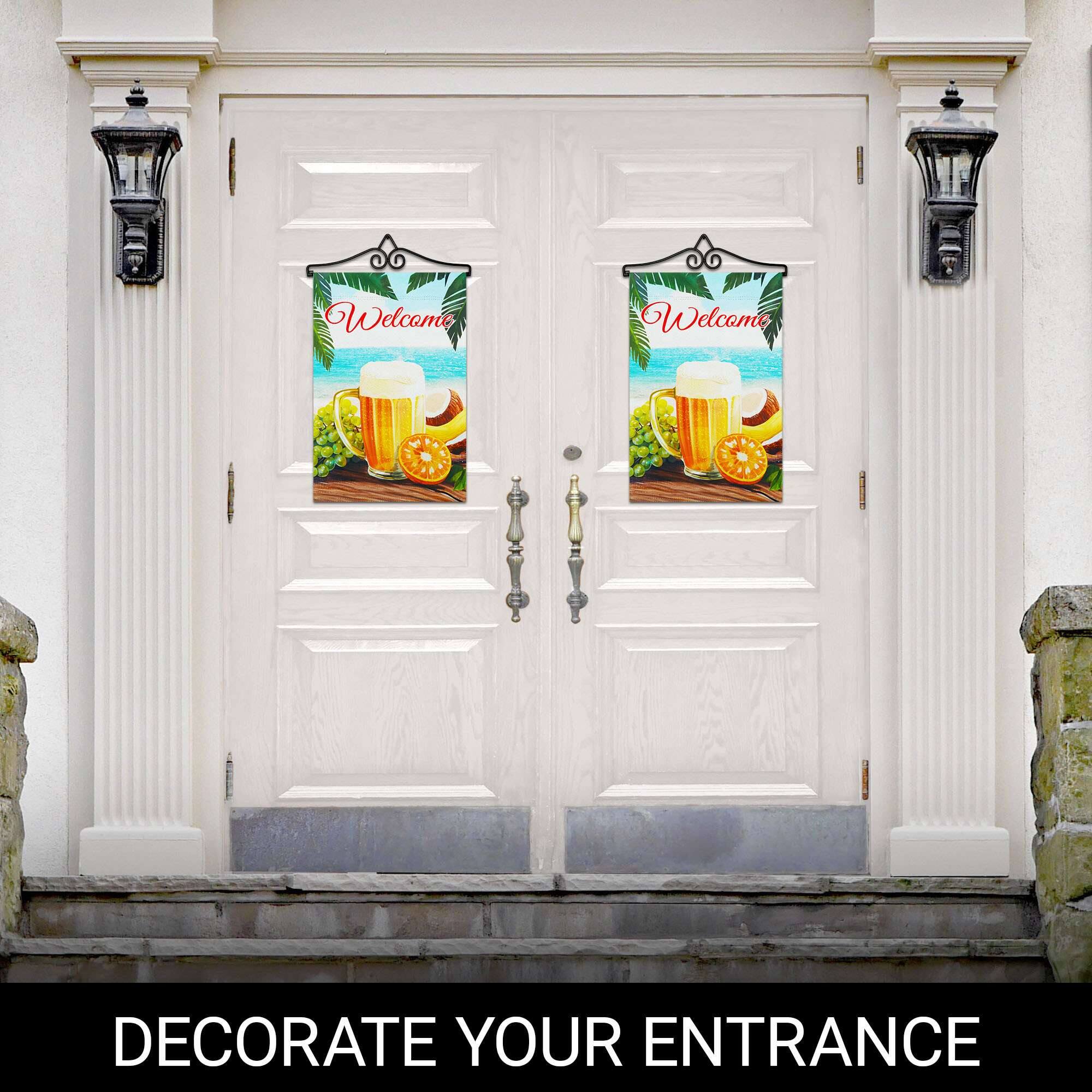 Welcome  
Welcome  

DECORATE YOUR ENTRANCE