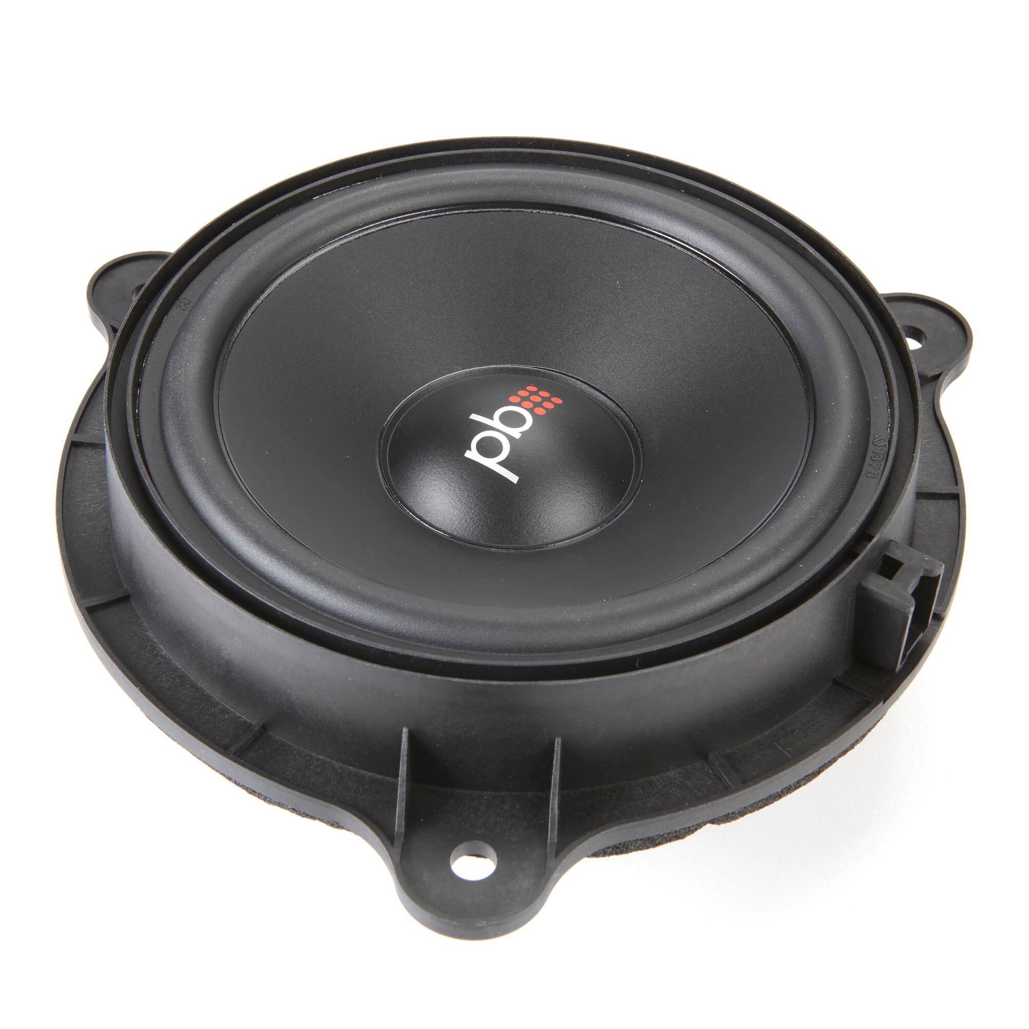 Alt View 1. Powerbass - Powerbass OE65C-NS2 2Ω OEM Replacement Component Speaker Compatible With Select Nissan Vehicles - Black/Gray.