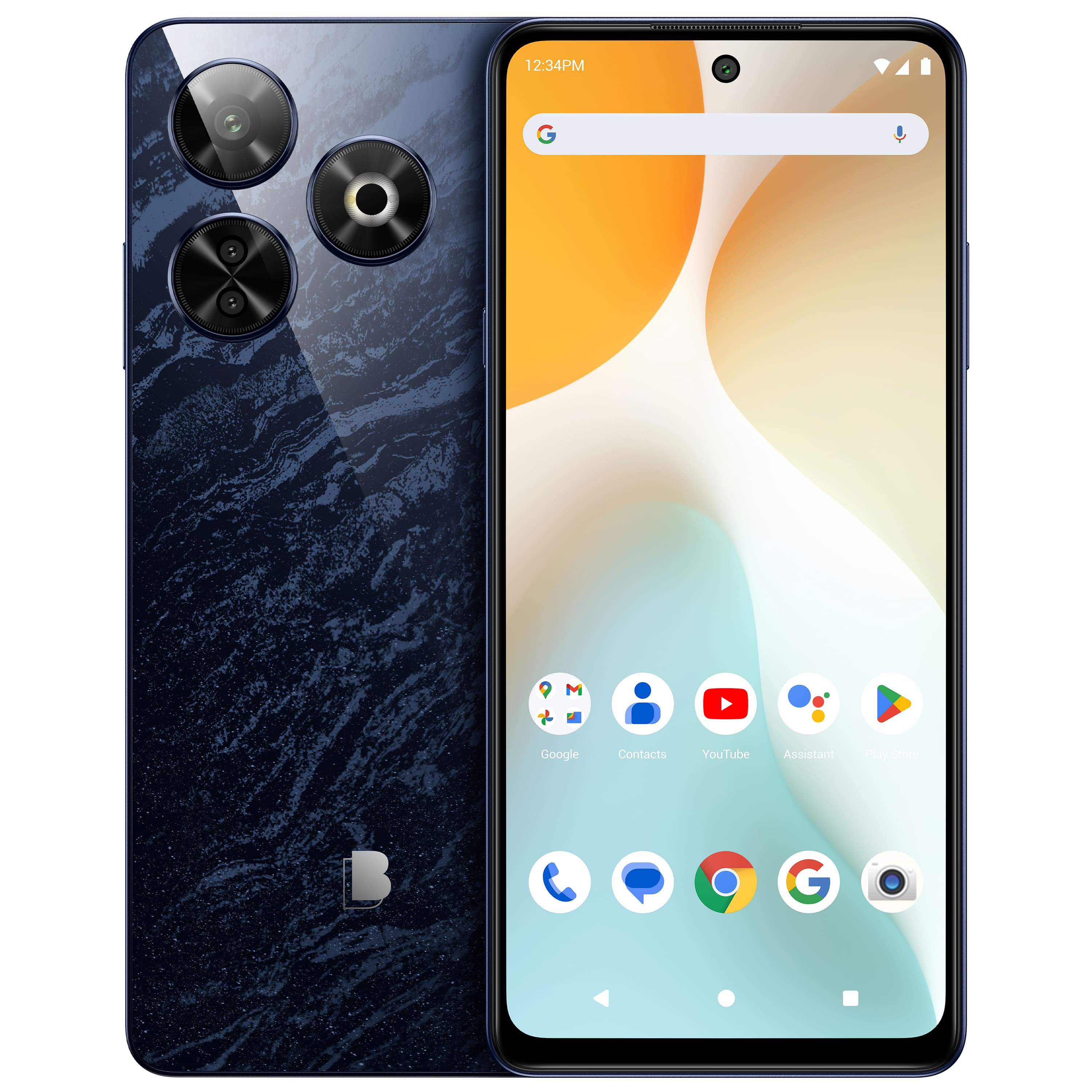 12:34 PM G M Google Contacts YouTube Assistant