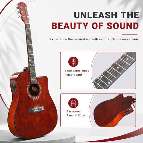 UNLEASH THE BEAUTY OF SOUND

Experience the natural warmth and depth in every strum

Engineered Wood Fingerboard

Basswood Panel & Sides