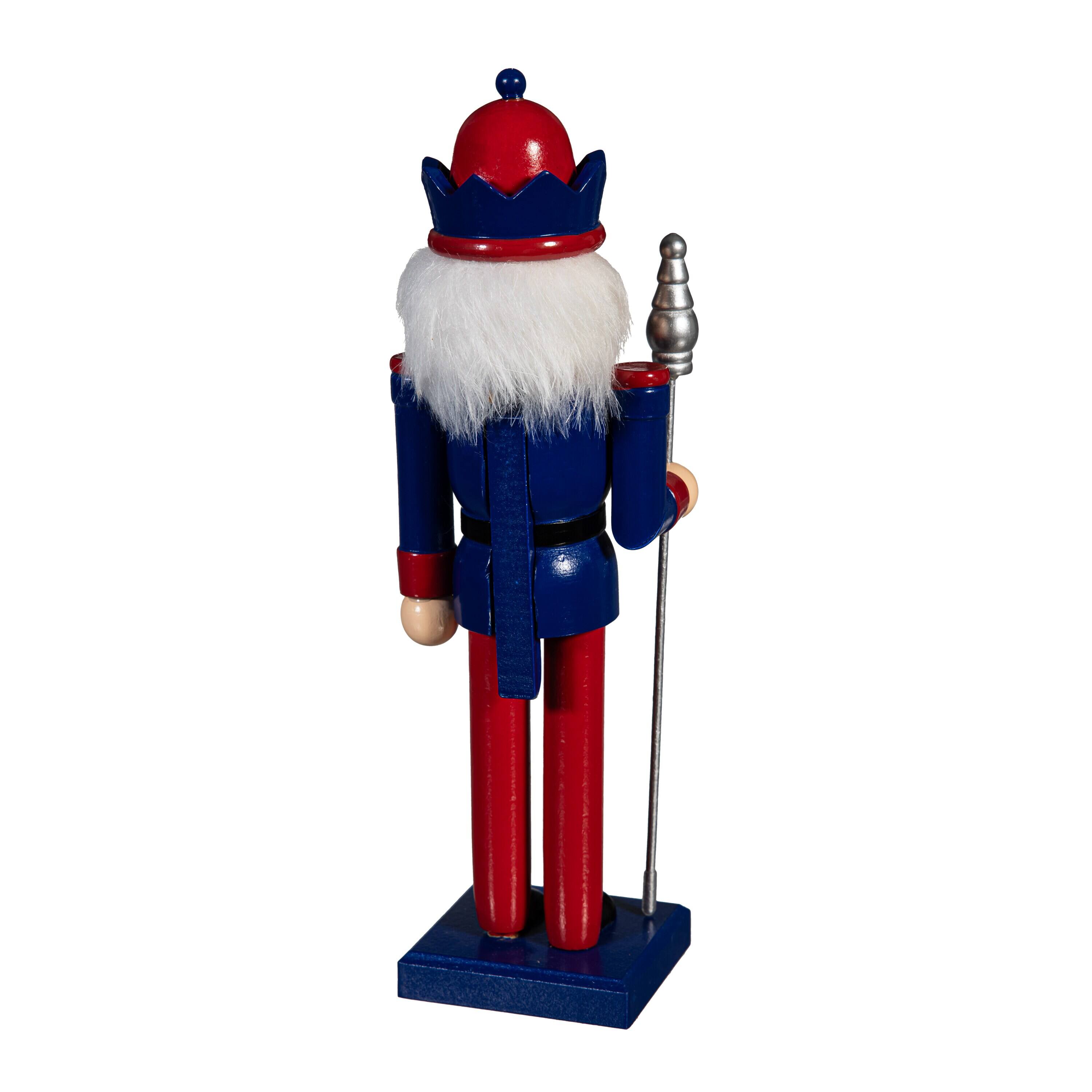 Alt View 1. Evergreen Enterprises - New York Giants 12" Wooden Nutcracker Statue - Multicolor.