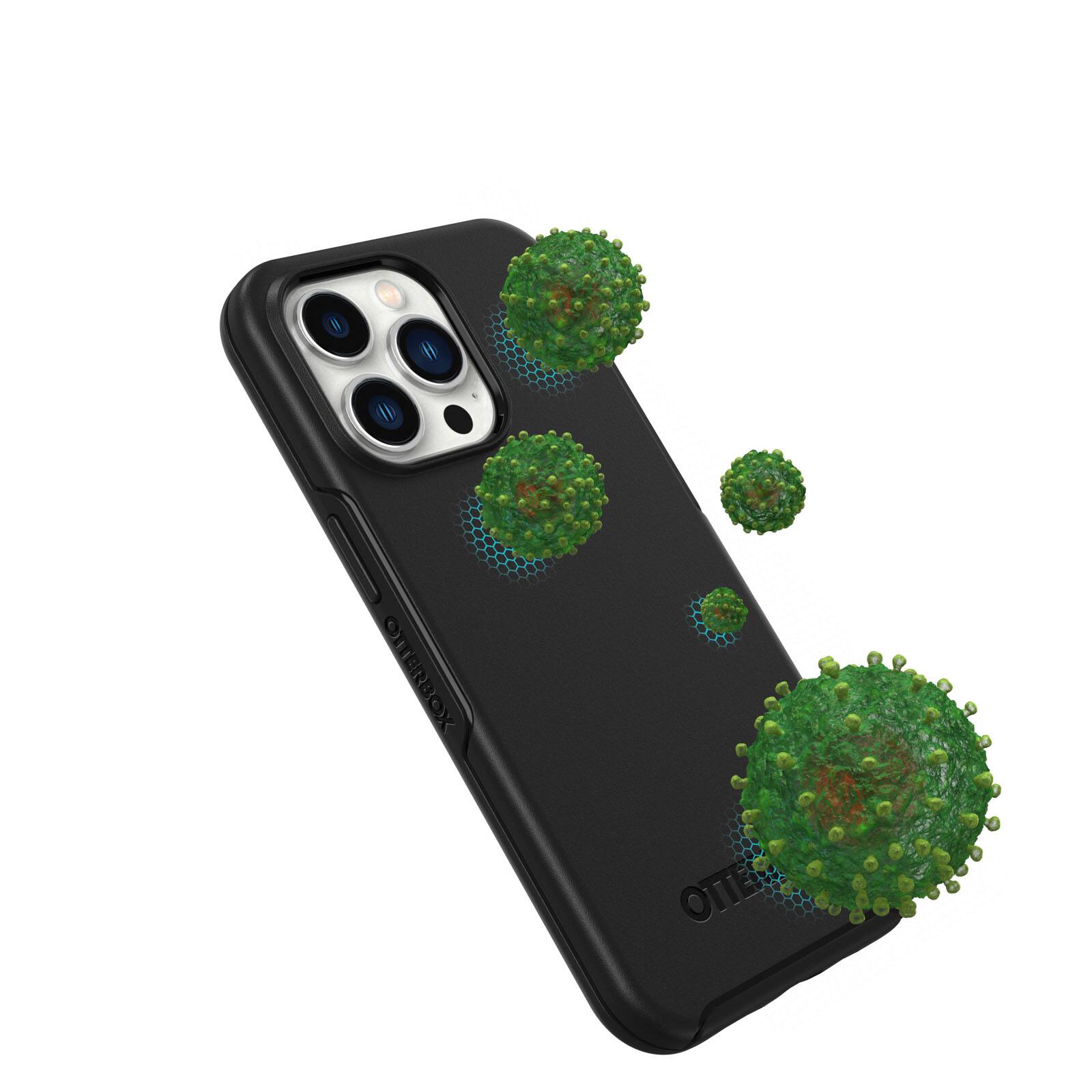 Alt View 1. OtterBox - Symmetry Series+ for MagSafe Hard Shell for Apple iPhone 13 Pro - Black.