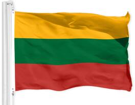 G128 - Lithuanian Flag 3x5 ft 150D Printed Polyester - Assorted Colors