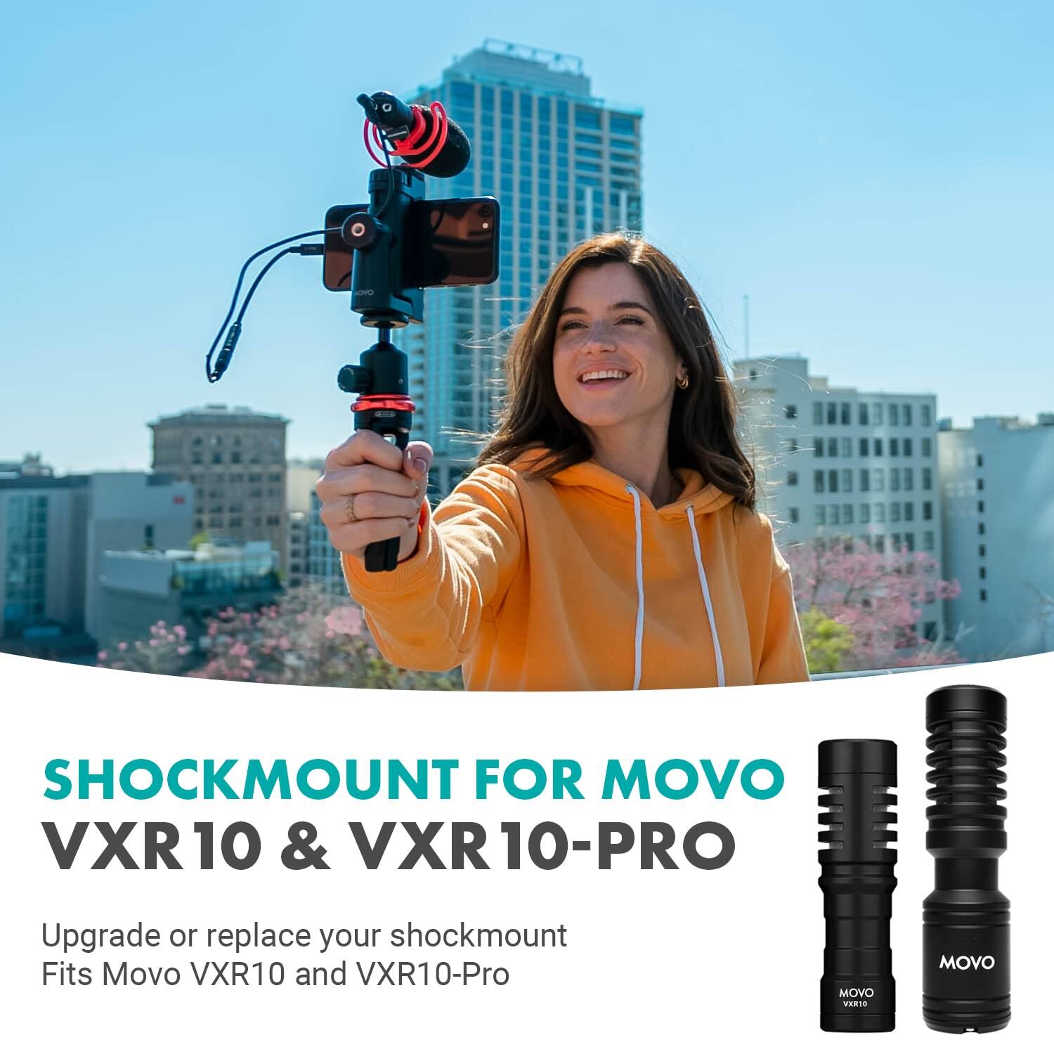 SHOCKMOUNT FOR MOVO VXR10 & VXR10-PRO

Upgrade or replace your shockmount
Fits Movo VXR10 and VXR10-Pro