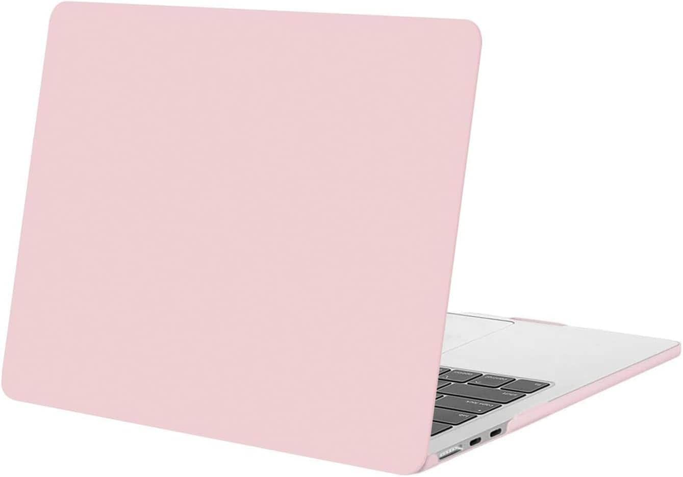 mosiso - Laptop Case for MacBook Air 13 inch Case M4 A3240 M3 A3113 M2 A2681 2022-2025 - Baby Pink