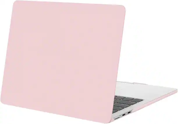 Front. mosiso - Laptop Case for MacBook Air 13 inch Case M5 A3449 M4 A3240 M3 A3113 M2 A2681 2022-2026 - Baby Pink.