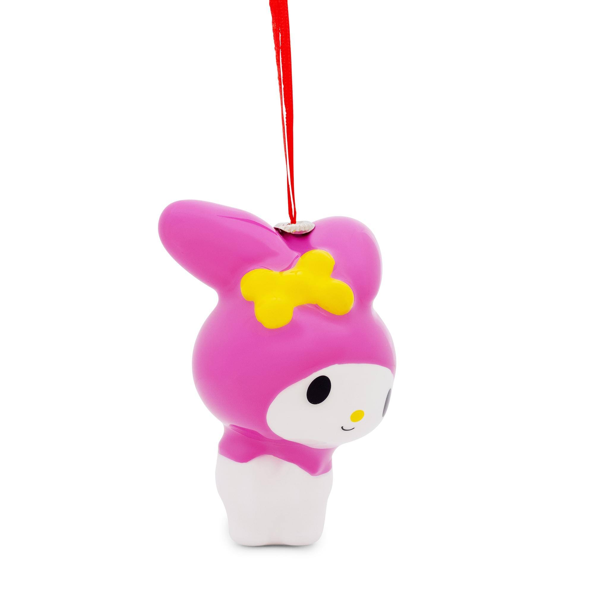 Alt View 1. Surreal Entertainment - Sanrio My Melody 4-Inch Shatterproof Decoupage Ornament - Pink.