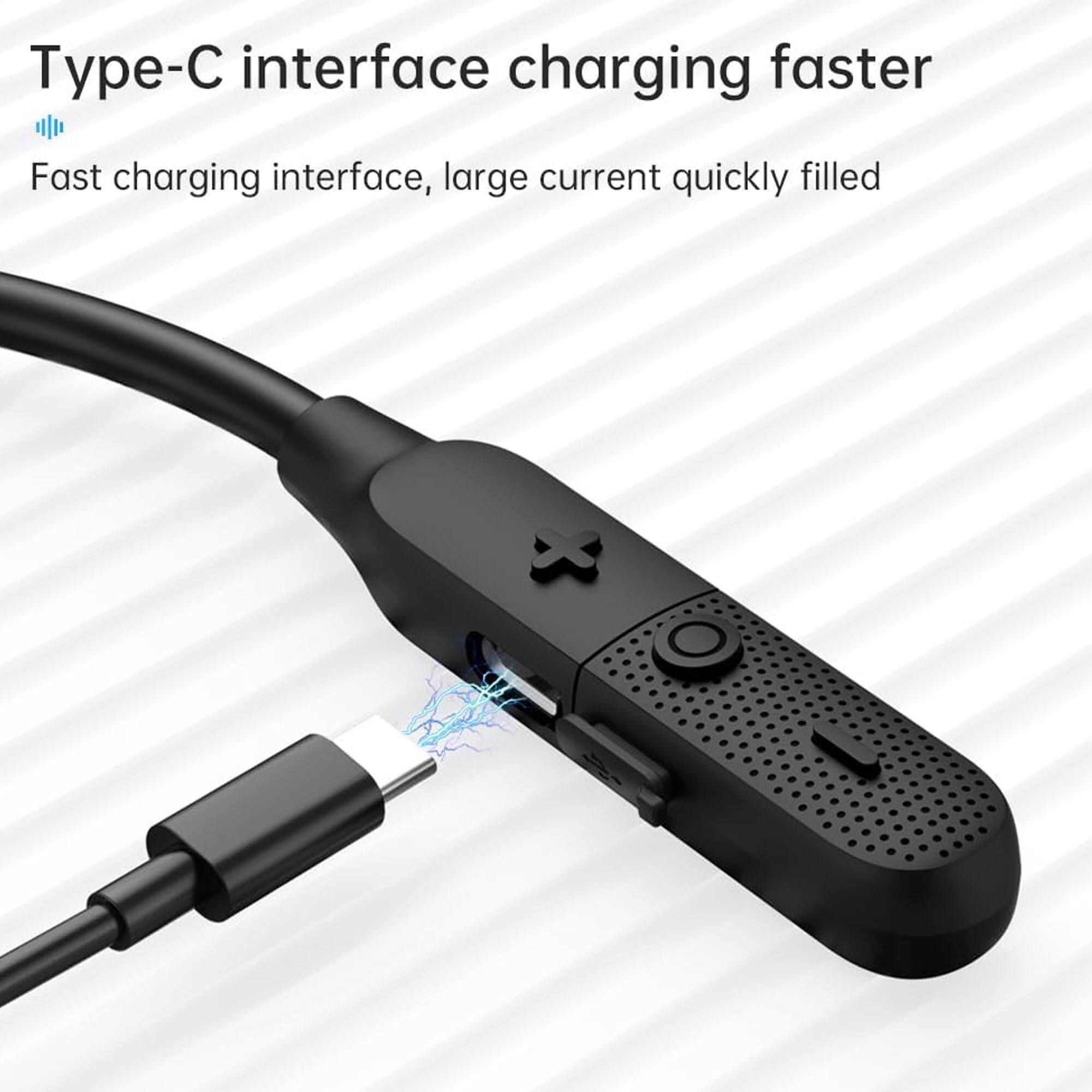 Type-C interface charging faster  
Fast charging interface, large current quickly filled