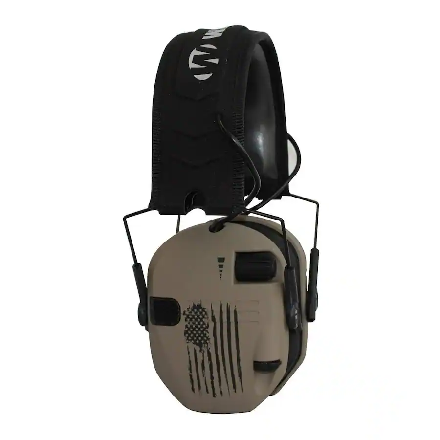 Walker Razor Tan Color Walkers Walker's Razor Slim Ultra Low Profile Compact Design Earmuffs ...