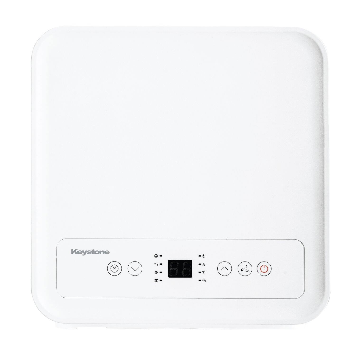 Alt View 12. Keystone - Keystone 5,000 BTU DOE/8,500 BTU ASHRAE 250 Sq. Ft. Portable Air Conditioner with Remote - White.