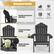 Humanized Details
Weather Resistance
Stable Structure
Reinforced Backrest with Slats
Low Maintenance
Quick Assembly
Elegant Fan Shape Design
3.5" Hidden Movable Cup Holder
