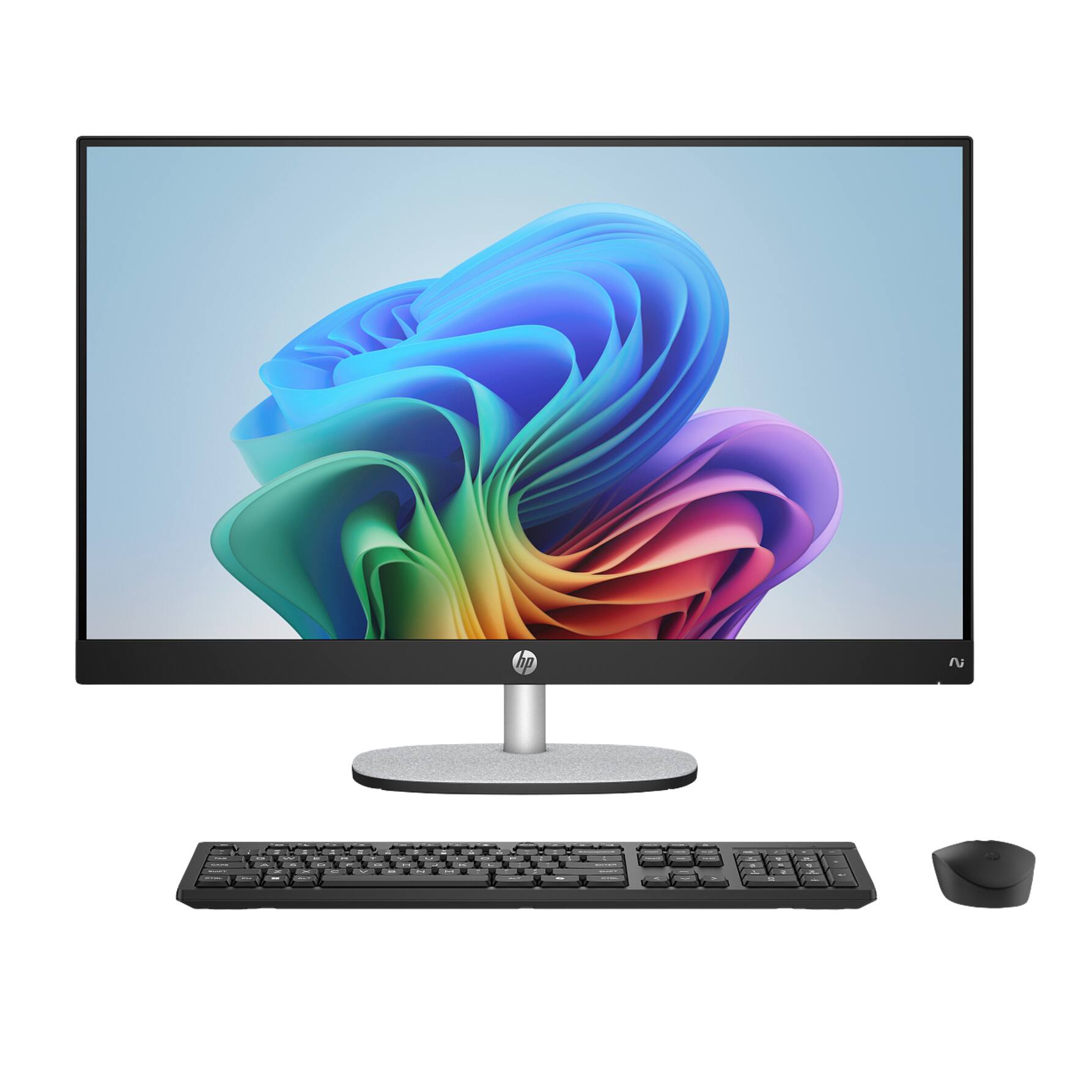 Alt View 8. HP - HP 27 All-in-One 27 FHD Display (Ultra 7-255U, 64GB, 4TB SSD, Intel Graphics, WiFi 6, Win 11 Pro) w/USB Hub - Black.
