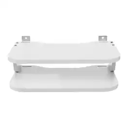 Home Collection - Floating Router Shelf | Wall Mounted TV Set-Top Box & Components Storage Rack - White