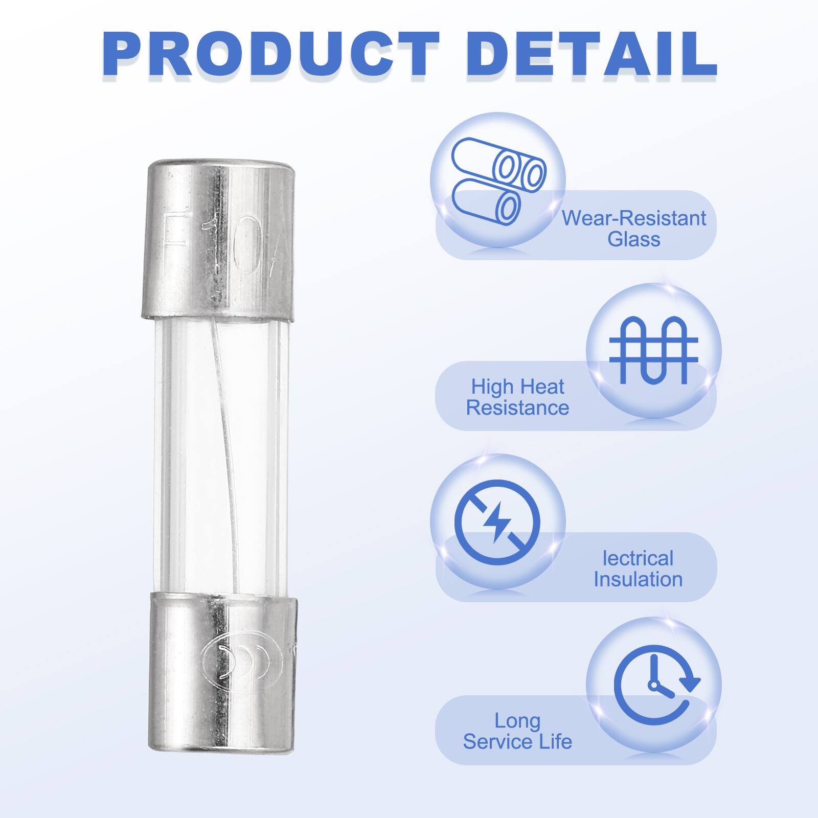 PRODUCT DETAIL

- Wear-Resistant Glass
- High Heat Resistance
- Electrical Insulation
- Long Service Life