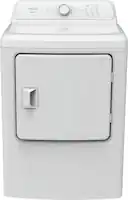 Frigidaire - 7 Cu. Ft. Electric Dryer with 8 Dry Cycles - White - Front_Zoom
