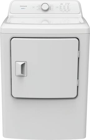 Frigidaire - 7 Cu. Ft. Electric Dryer with 8 Dry Cycles - White