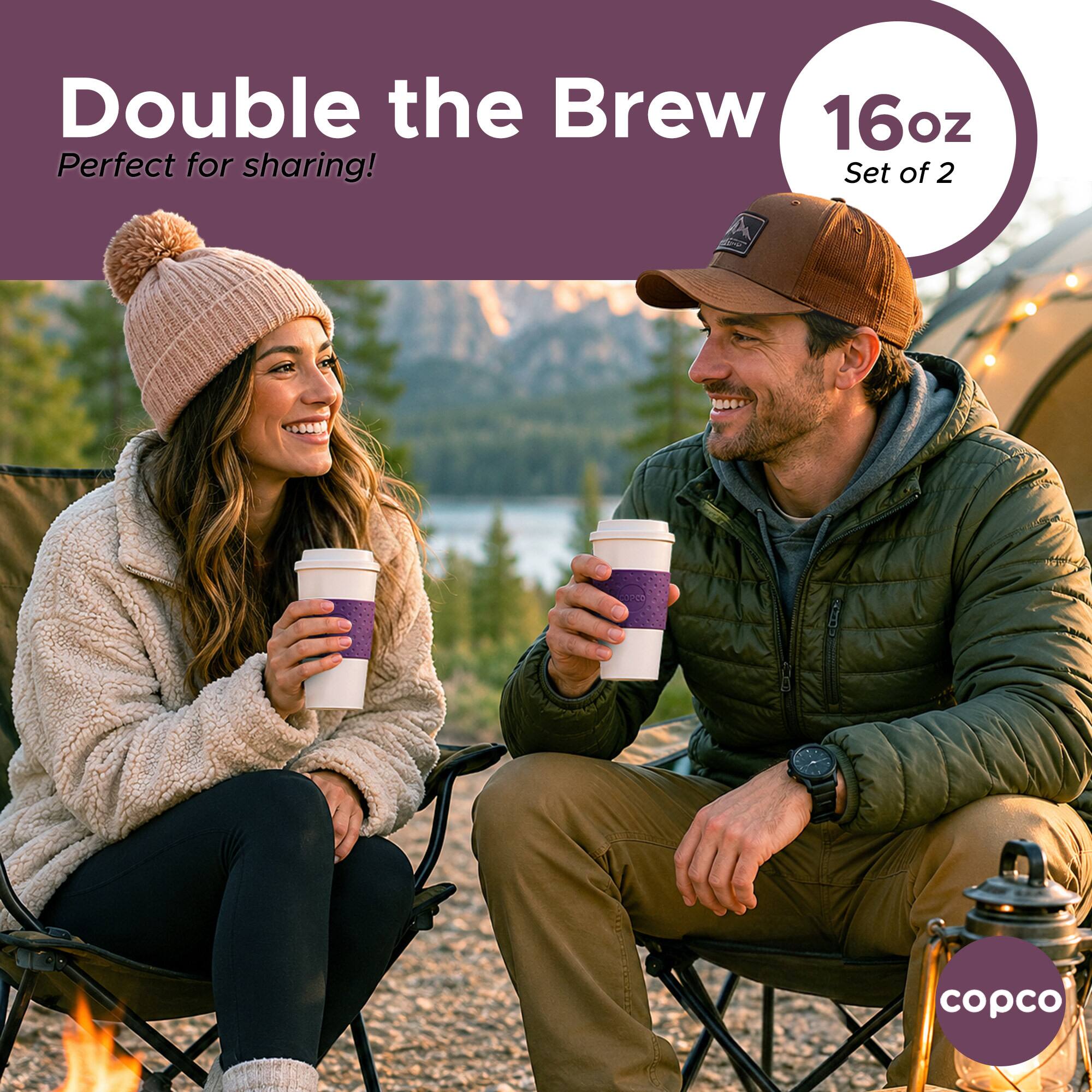 Double the Brew  
16oz  
Perfect for sharing!  
Set of 2  
Ada Copco