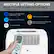 Alt View 14. Whynter - 300 Sq. Ft. Portable Air Conditioner - White.