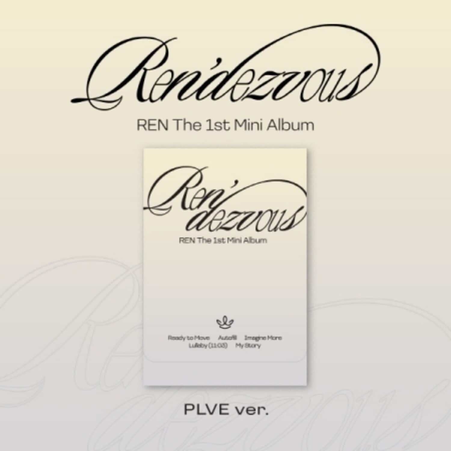Ren - Ren'Dezvous - PLVE QR Code Version - incl. Photocard, Lyrics Paper, Mini Holder + Standing - DISCLESS DIGITAL [Digital Download]