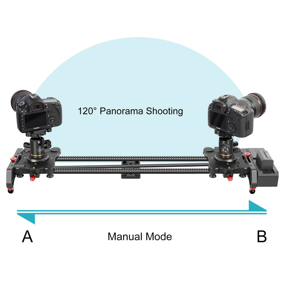 120° Panorama Shooting  
Manual Mode