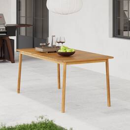Mondawe - 67" Acacia Wood Outdoor Dining Table - Teak