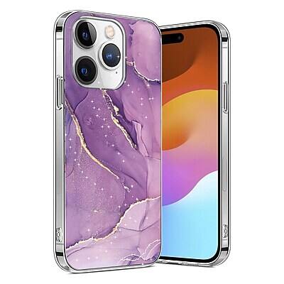 Alt View 1. SaharaCase - SaharaCase Case, Tempered Glass Screen and Camera Protector for iPhone 15 Pro Max - Purple.