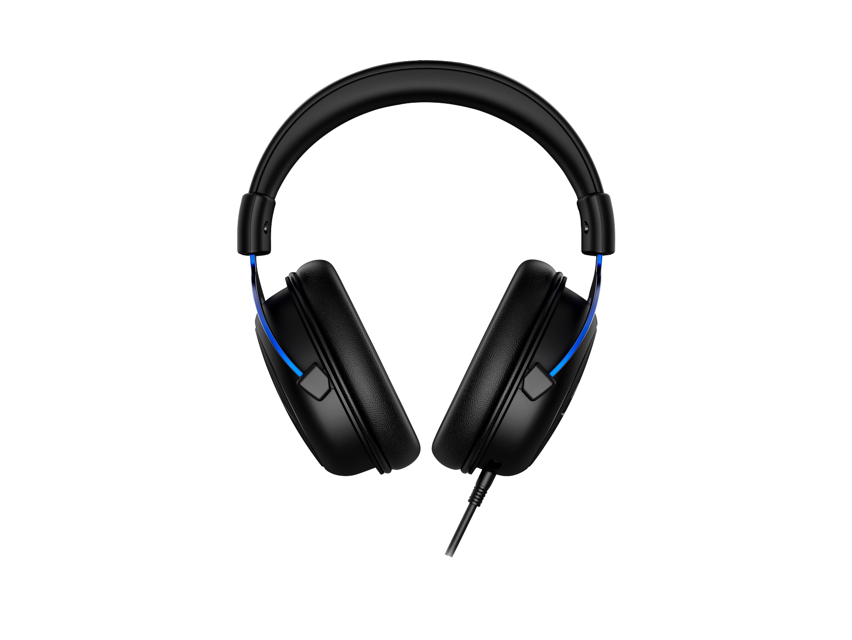 Alt View 1. HP - hyperx cloud gaming headset (black-blue) - Black.