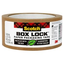 Scotch - Box Lock 1.88 in. W X 25 yd L Paper Tape