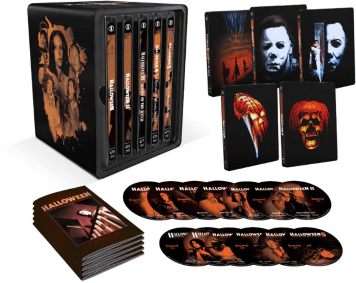 Halloween I V (1978 1989) (Steelbook) 4K Blu Ray [4K Ultra HD Blu