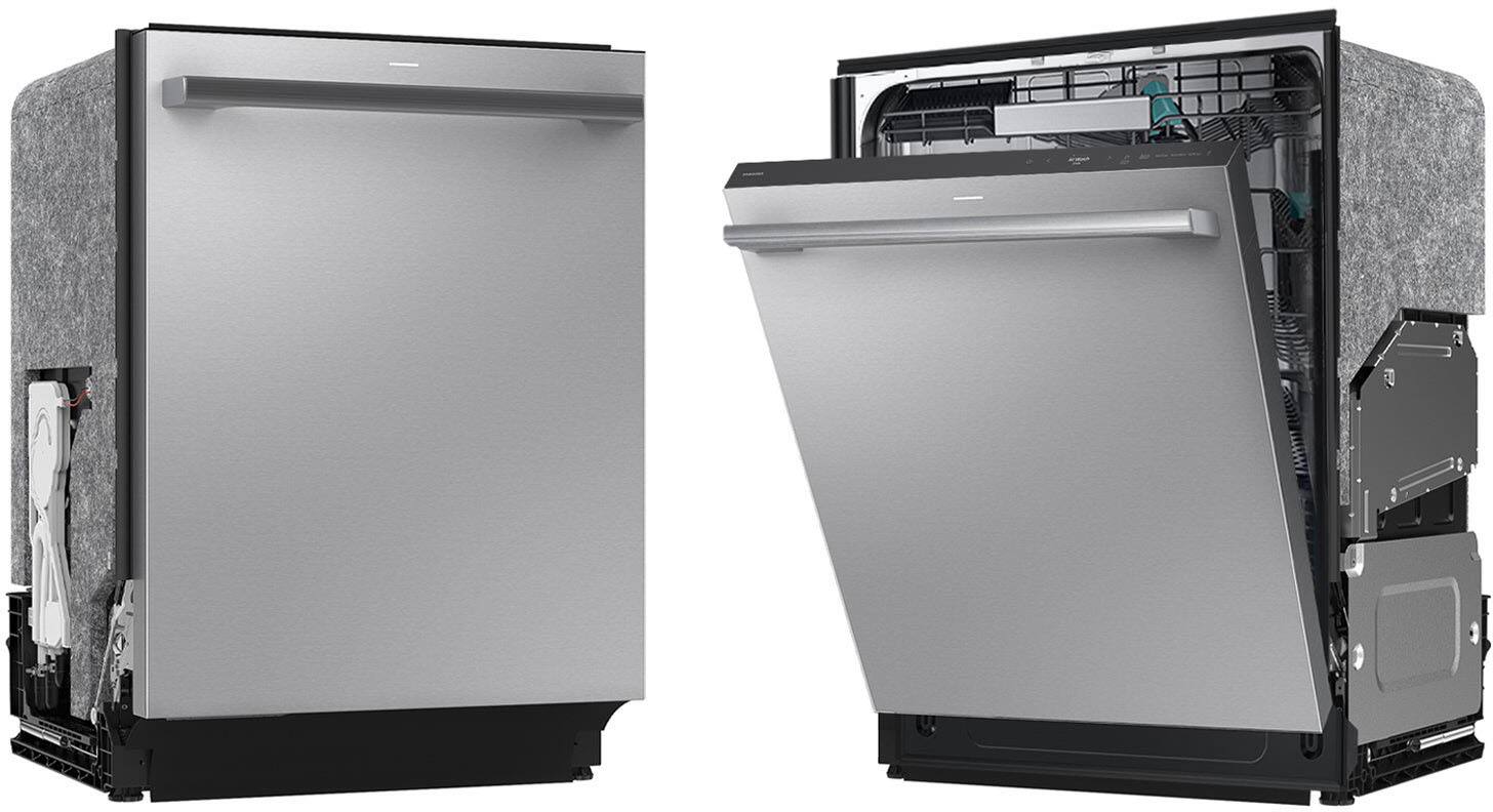 Alt View 13. Samsung - 38 dBA Bespoke AI Dishwasher with 3rd Rack Washing System - Stainless Steel.
